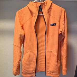 Patagonia R1 full zip hooded fleece